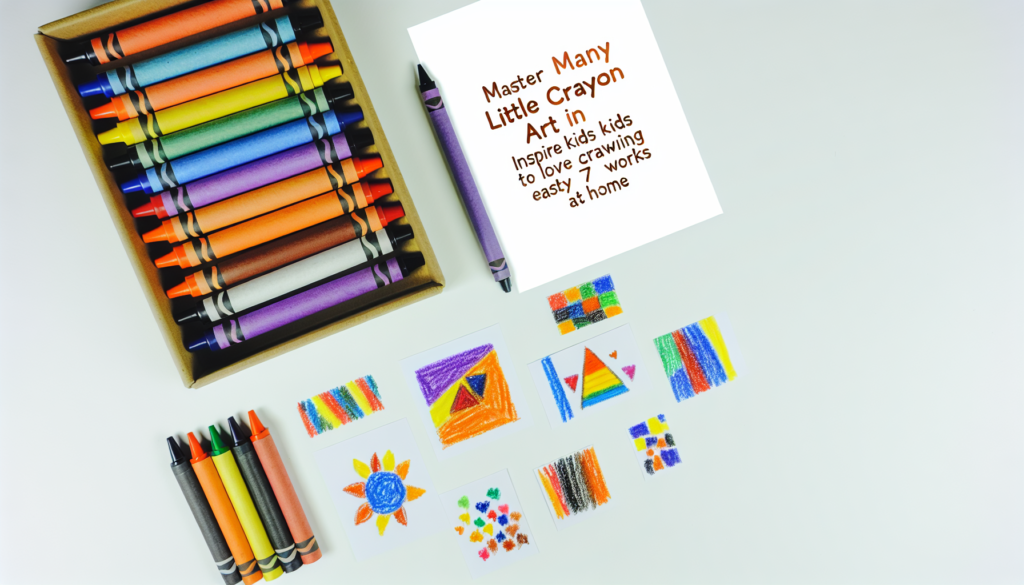 10分钟学会！Tiny Little Crayon Art：让孩子爱上蜡笔画，在家轻松创作7个作品