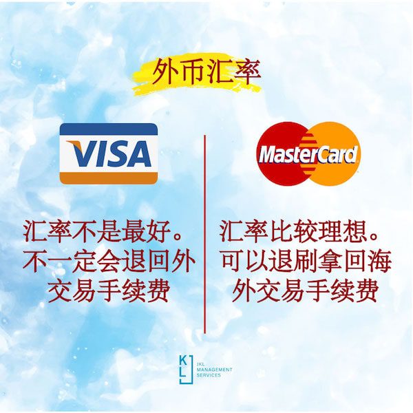 visa和mastercard区别马来西亚