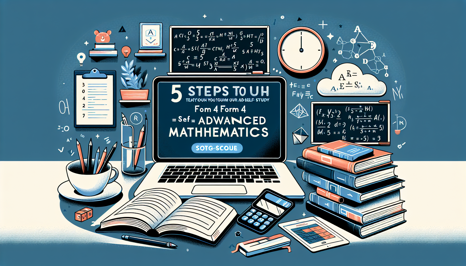 5步教你如何在家自学Form4高数：专为数学差生设计的线上课程